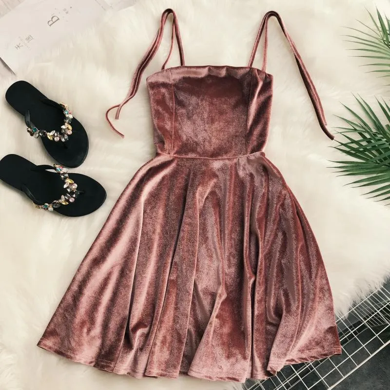 [ @michaela.lee1] "CHIC SEXY SUSPENDER" DRESS K061901