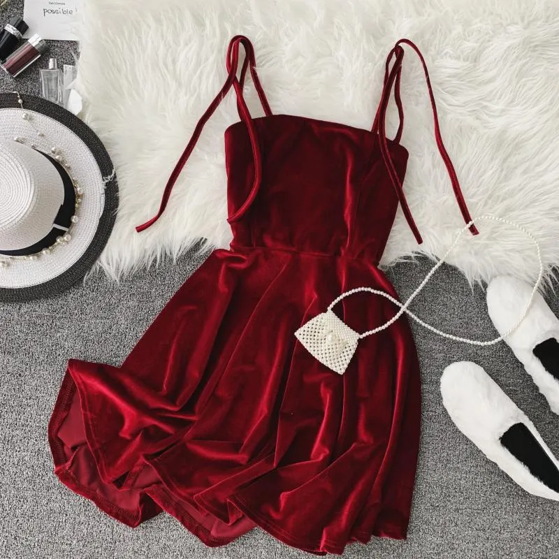 [ @michaela.lee1] "CHIC SEXY SUSPENDER" DRESS K061901