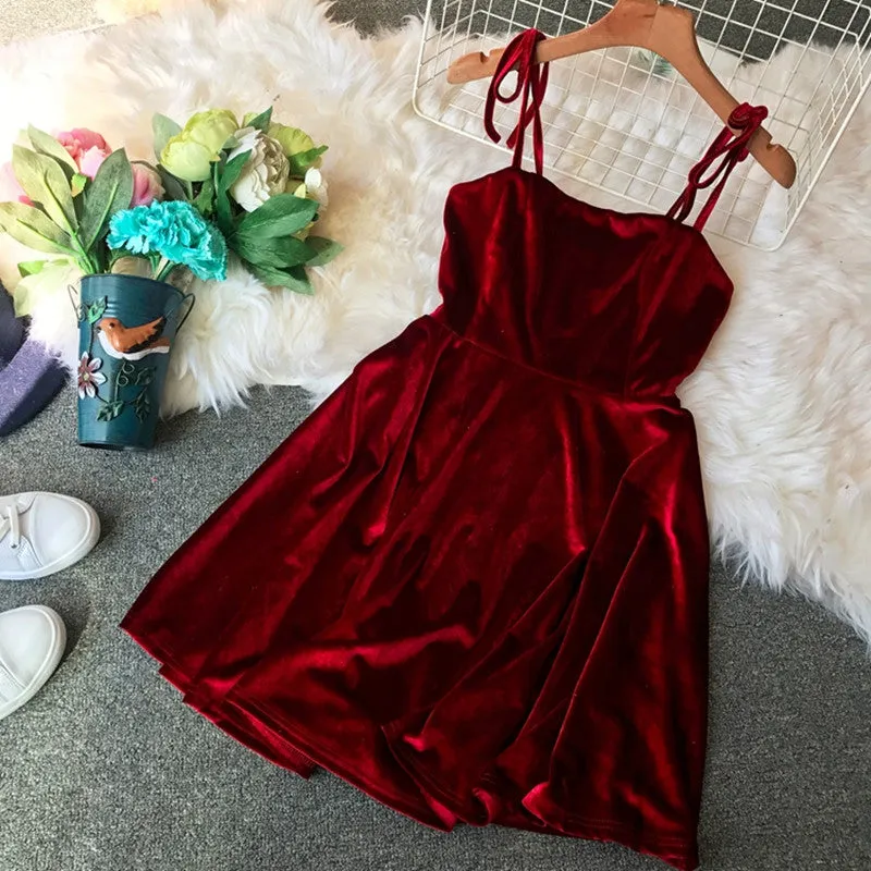 [ @michaela.lee1] "CHIC SEXY SUSPENDER" DRESS K061901