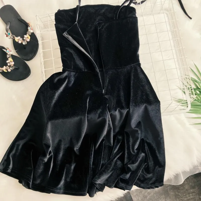 [ @michaela.lee1] "CHIC SEXY SUSPENDER" DRESS K061901