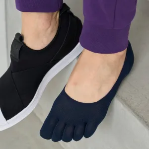 062110178 Lyocell Toe No-Show Socks L