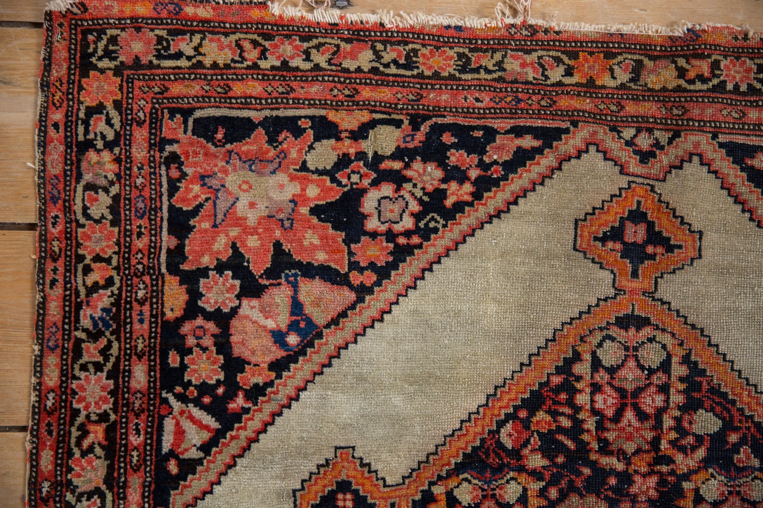 2.5x3 Antique Fine Malayer Square Rug