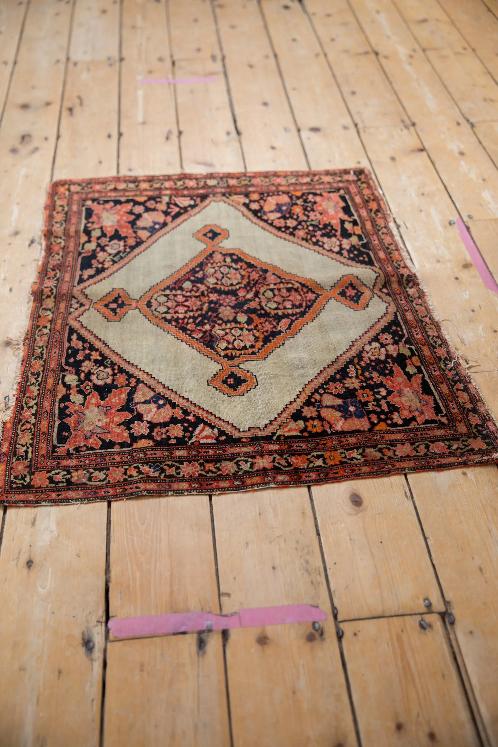 2.5x3 Antique Fine Malayer Square Rug