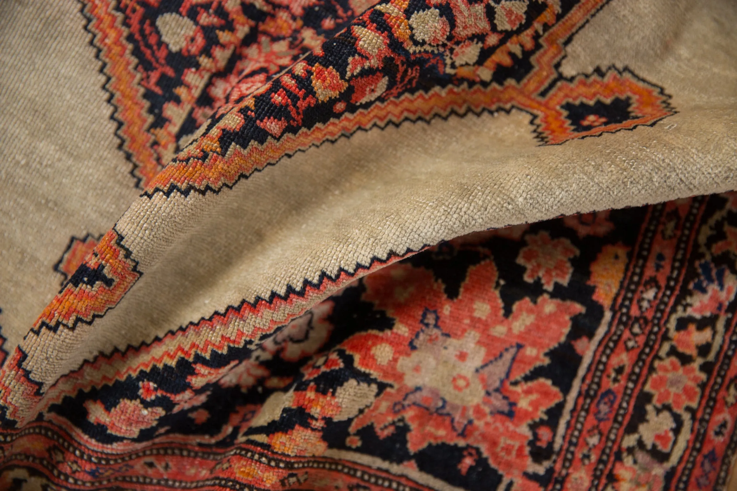 2.5x3 Antique Fine Malayer Square Rug