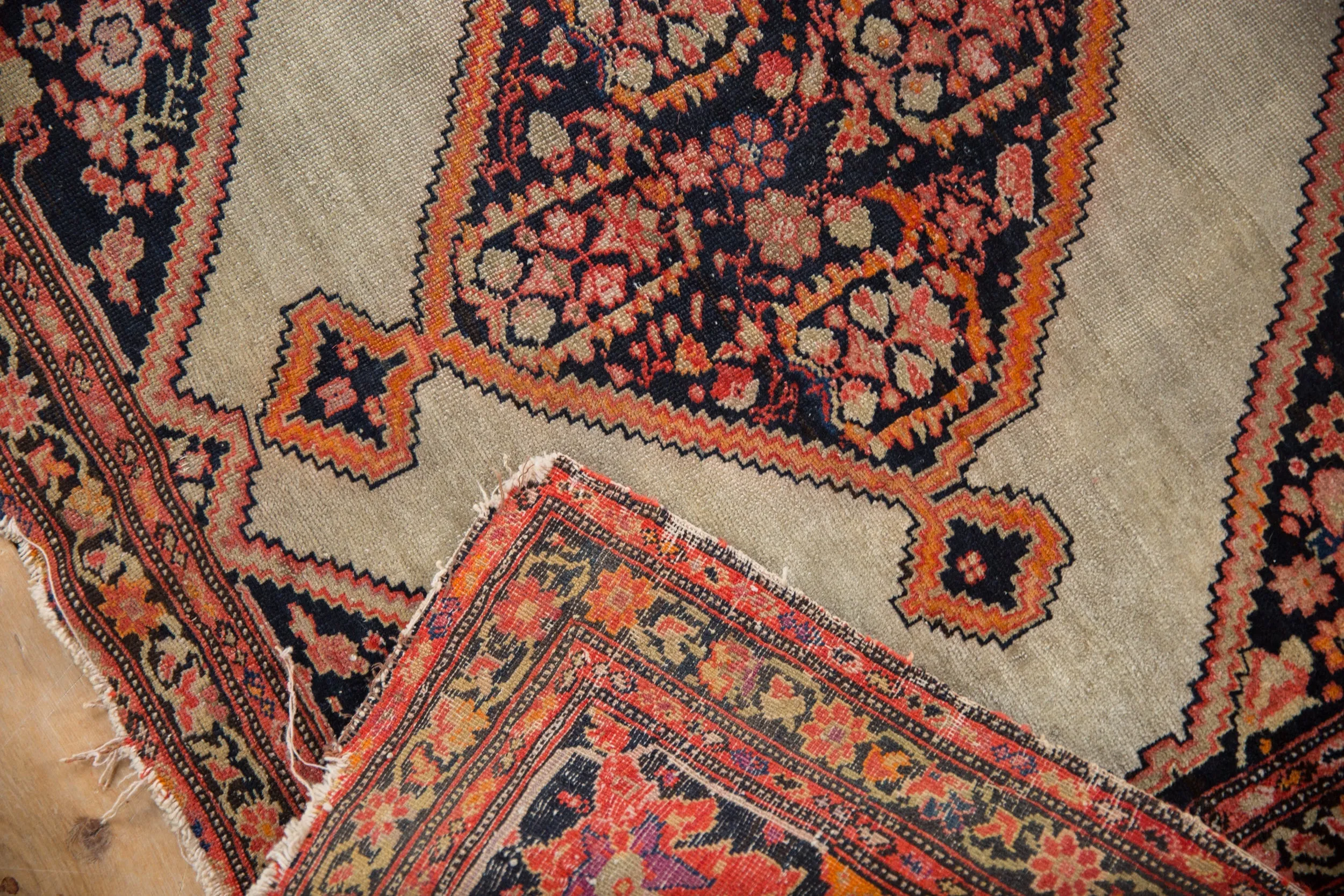 2.5x3 Antique Fine Malayer Square Rug