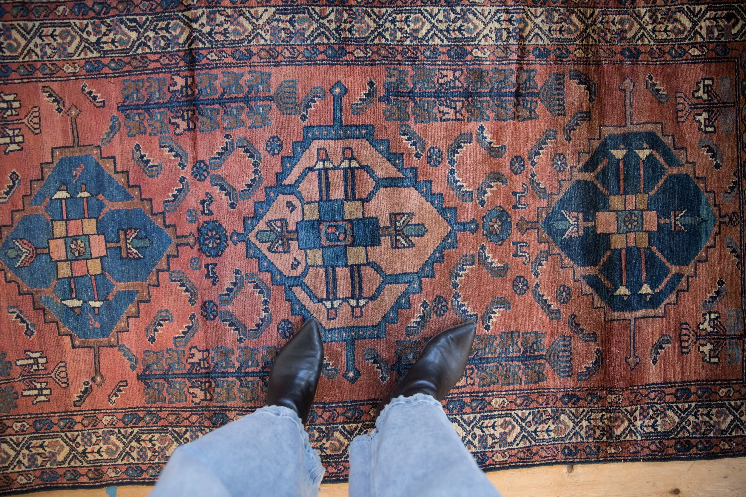 3x6 Antique Fine Borchalou Rug Runner