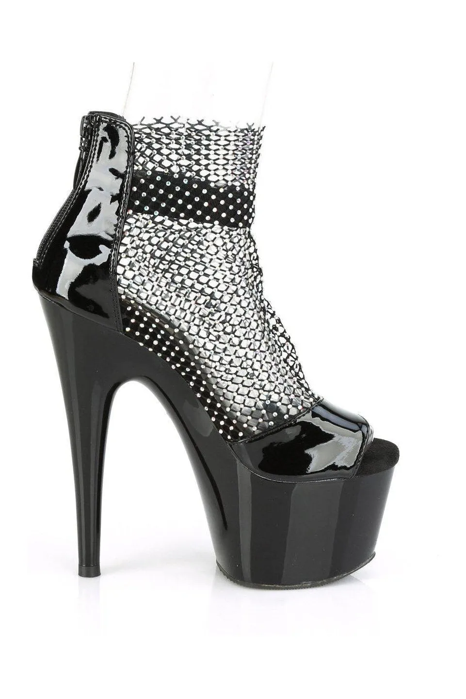 ADORE-765RM Sandal | Black Patent