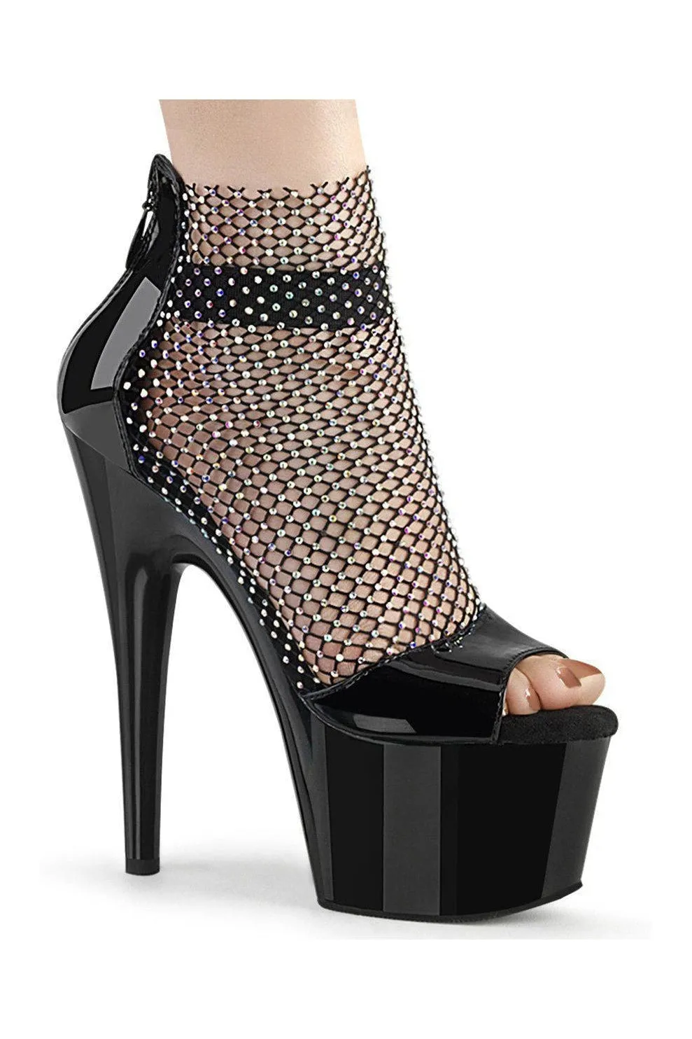 ADORE-765RM Sandal | Black Patent