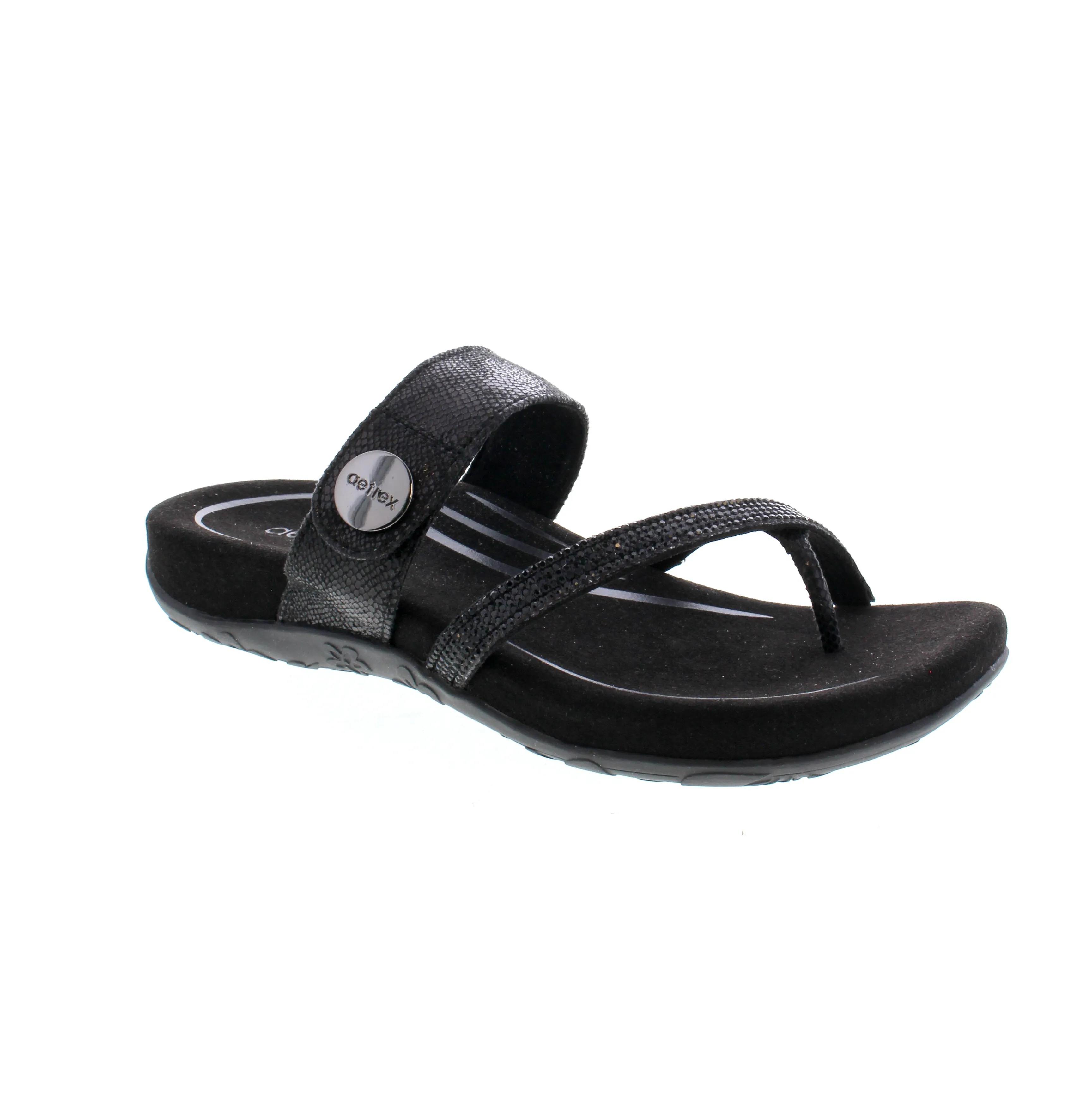 Aetrex Izzy - Black Sparkle