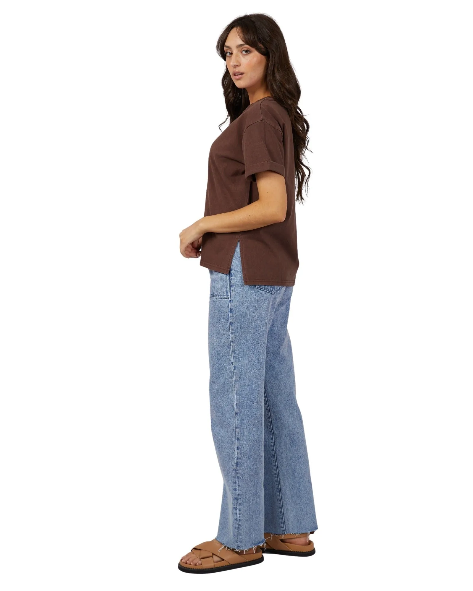 All About Eve - Washed Tee - Brown