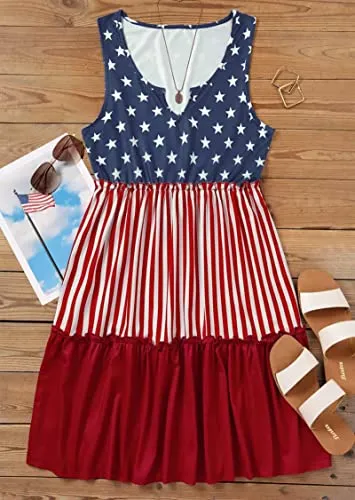American Flag Mini Dress