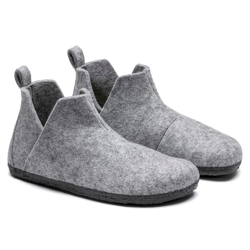 'Andermatt' women's home slipper - grey