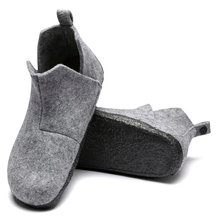 'Andermatt' women's home slipper - grey