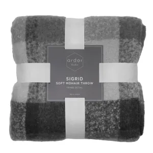 ARDOR BOUDOIR SIGRID THROW RUG - GREY