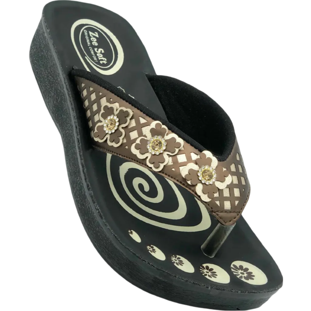ARSFT Women's PU Soft Slippers - Article 3801