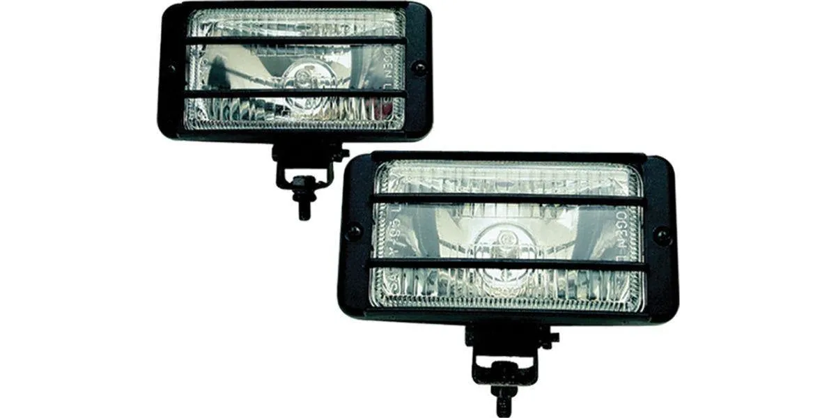 Autogear Rectangular Spot Lights - Clear