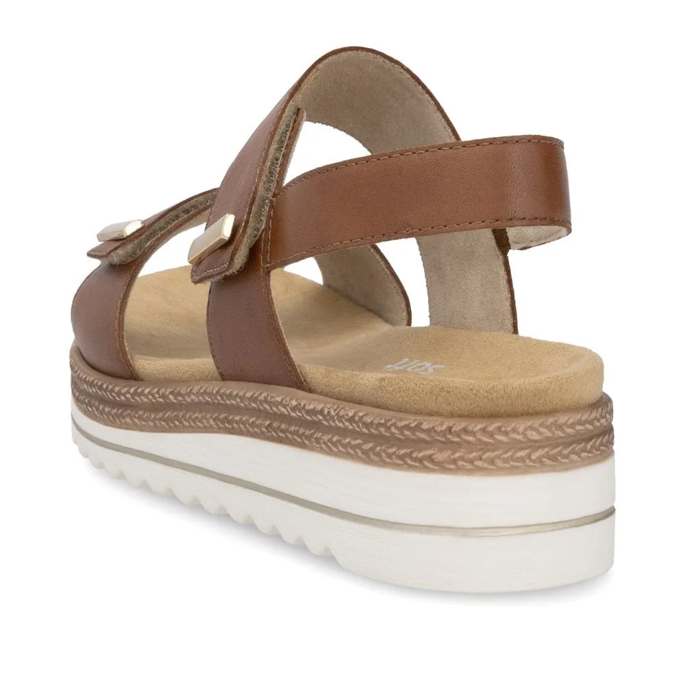 Bamboo Tan Leather Sandals