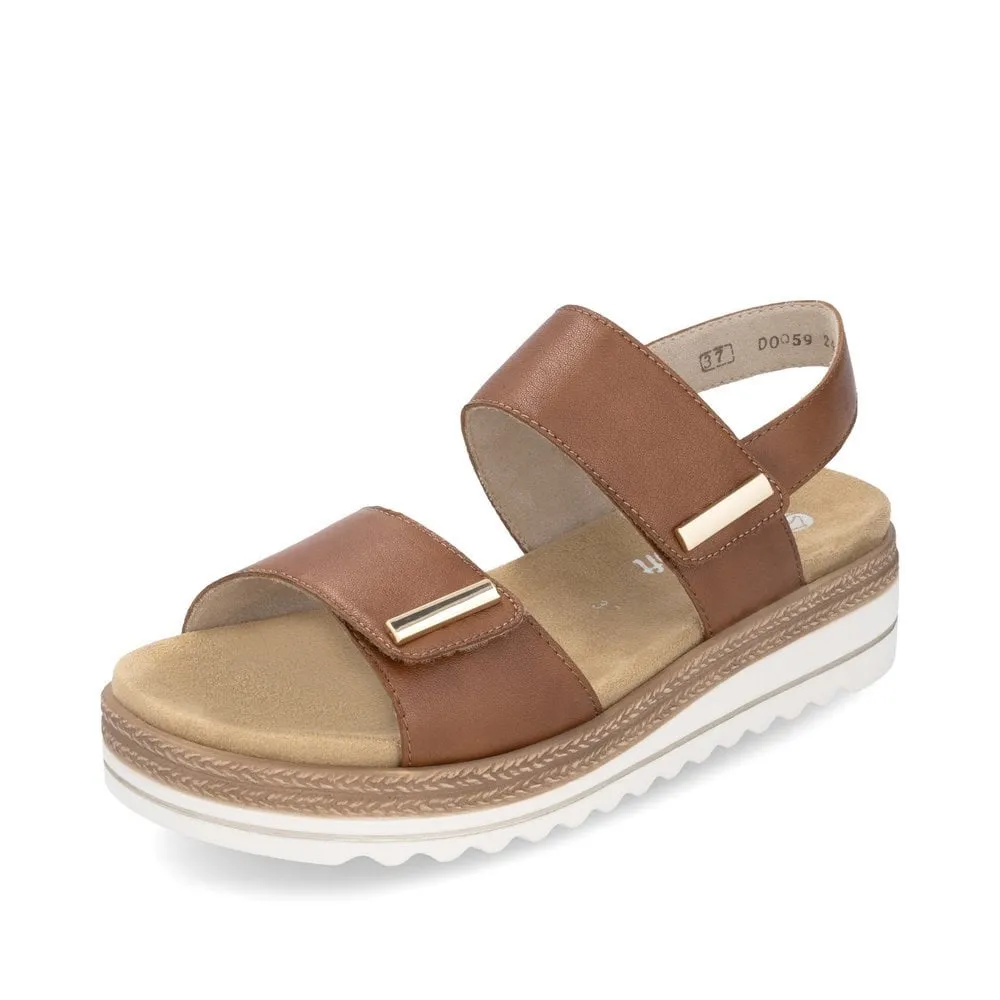 Bamboo Tan Leather Sandals