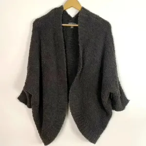 Barefoot Dreams Cozy Chic Open Cardigan Shrug Sweater