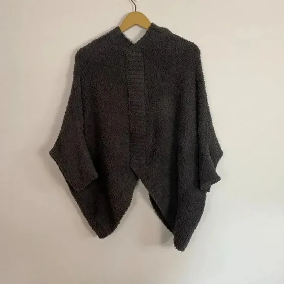 Barefoot Dreams Cozy Chic Open Cardigan Shrug Sweater