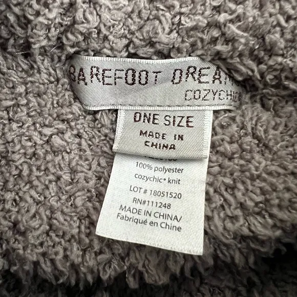 Barefoot Dreams Sweater Cozy Chic Beach Fringe Lounge Poncho