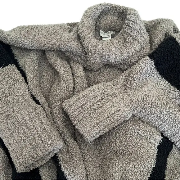 Barefoot Dreams Sweater Cozy Chic Beach Fringe Lounge Poncho