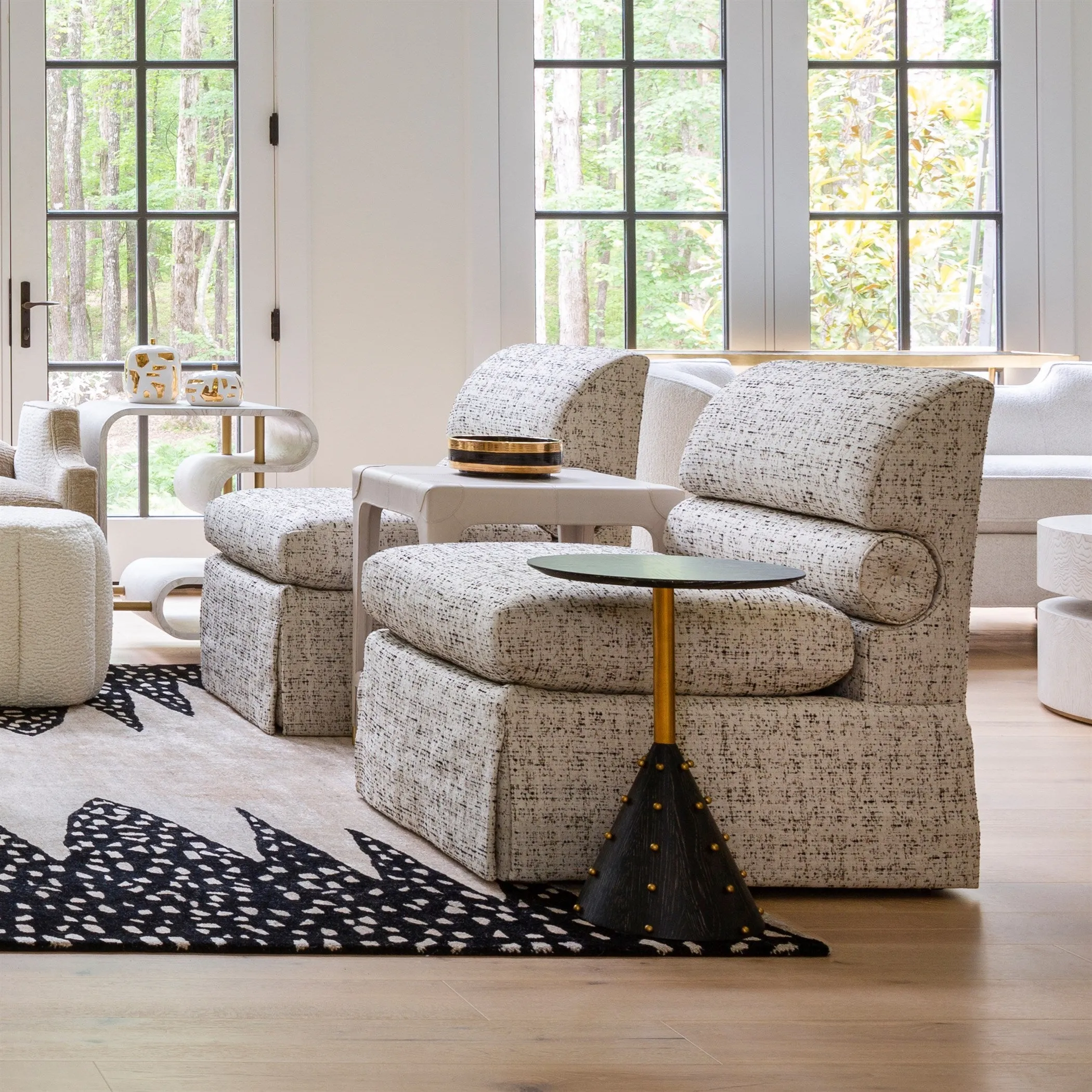 Bolster Slipper Chair