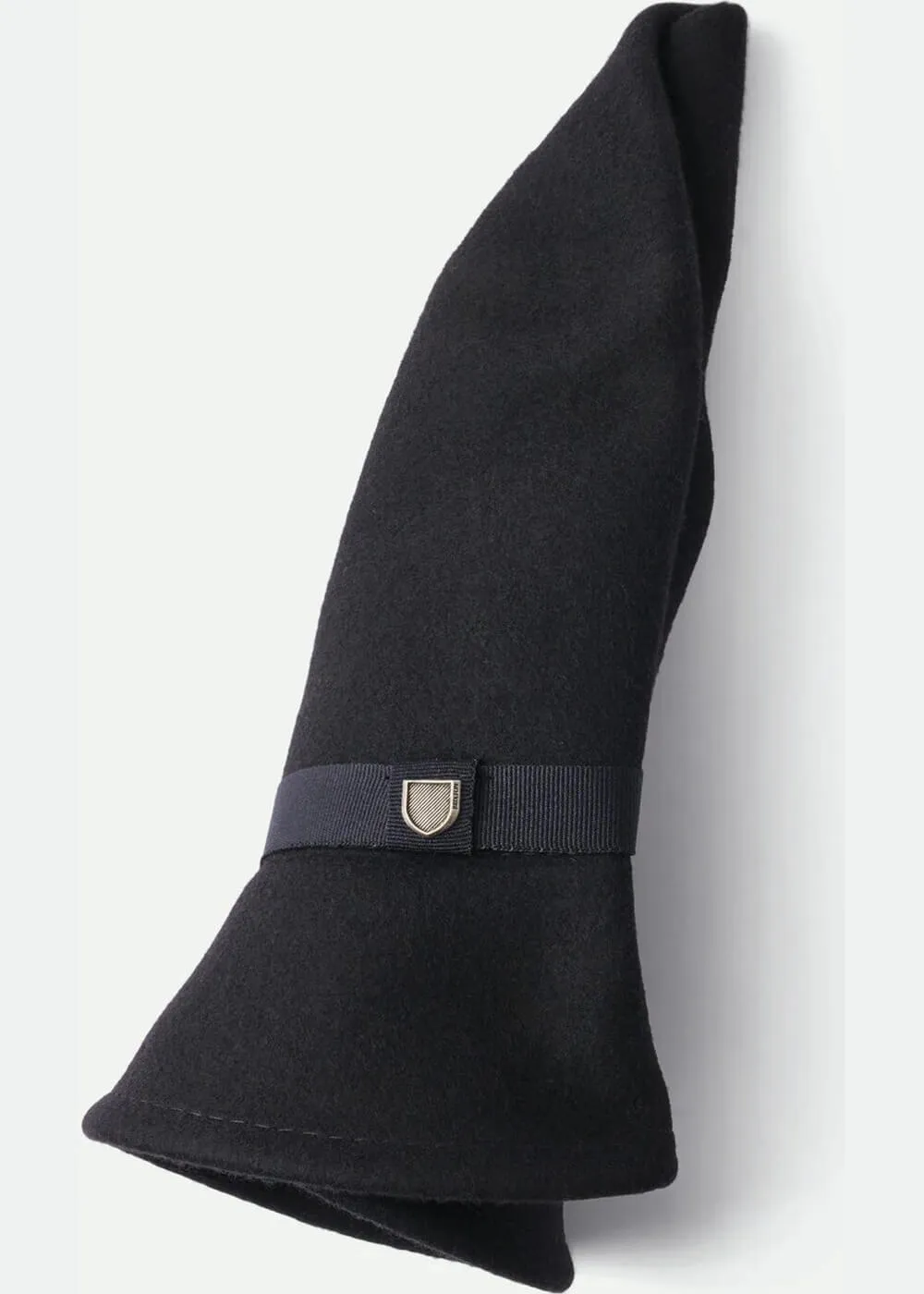 Brixton Messer Packable Fedora Hat Black