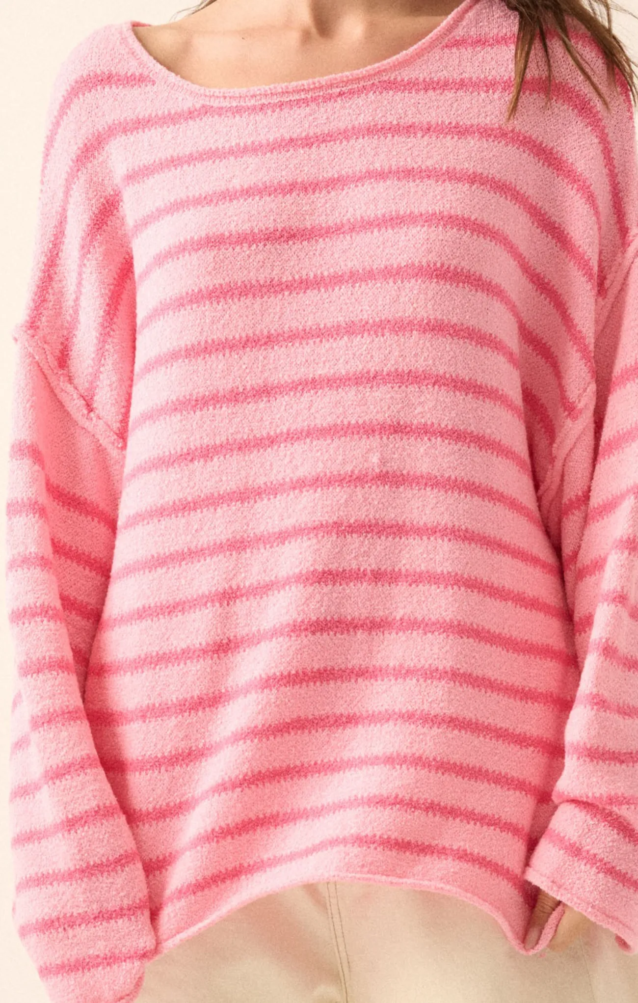 Camila Striped Oversized Sweater
