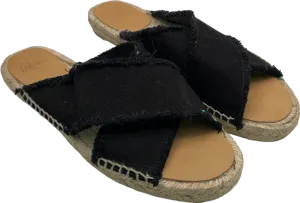 Castaner Black Palmera Sandals UK 4 EU 37 👠