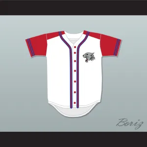Chad Danforth 8 East High School Wildcats Baseball Jersey with Patch