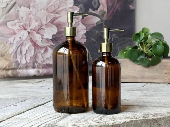 Chic Antique Flaske m. 2 pumper 1000 ml. Mocca