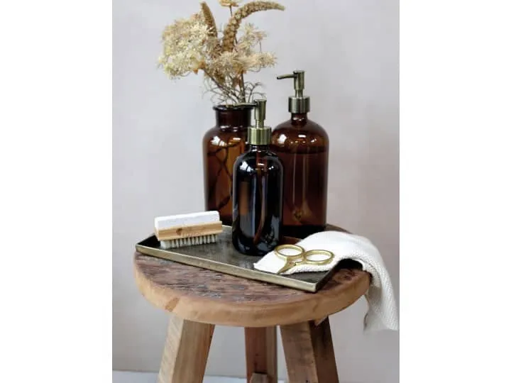 Chic Antique Flaske m. 2 pumper 1000 ml. Mocca