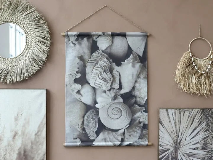 Chic Antique Lærred m. strandskaller