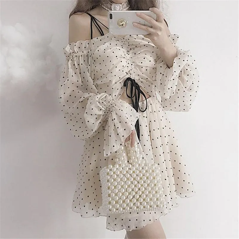 “CHIC POLKA DOT” DRESS W042602