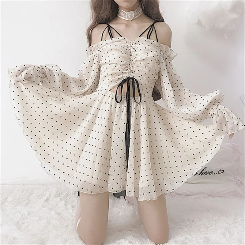 “CHIC POLKA DOT” DRESS W042602
