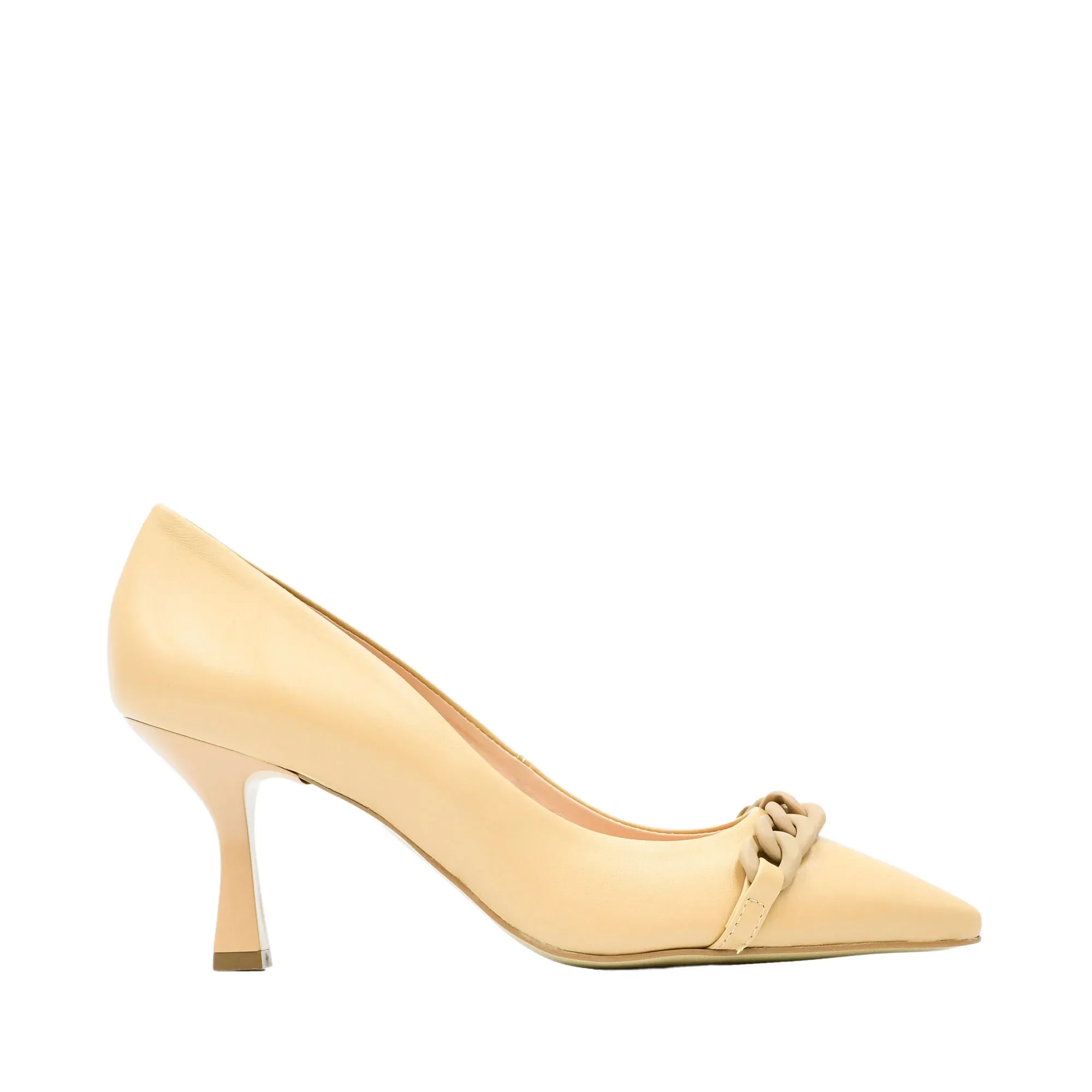 Conhpol Women's Beige Shoes With Heels