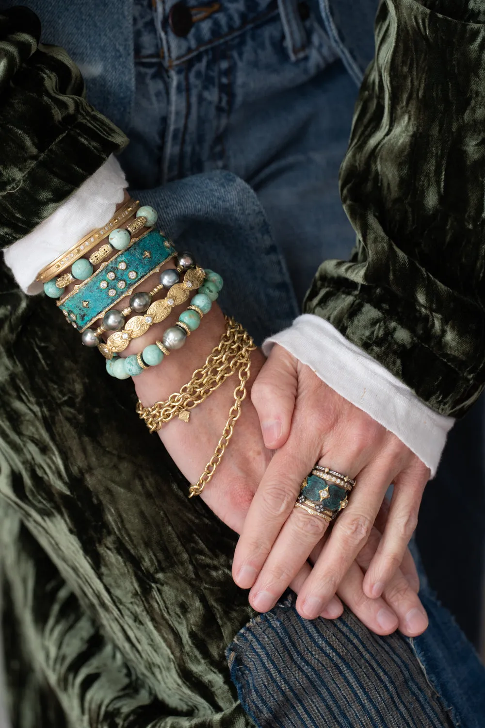 CRIVELLI AND ARTIFACT STACK RING