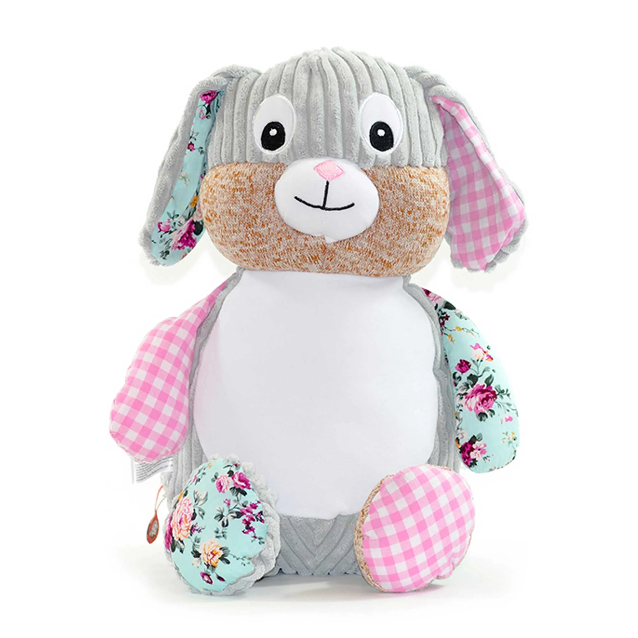 Cubbies Baby Pink Sensory Rabbit, Personalised Gift