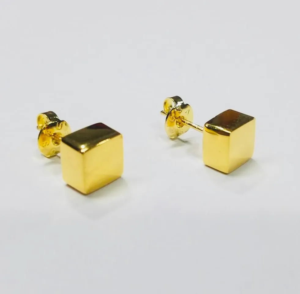 Cubo Studs {gold}