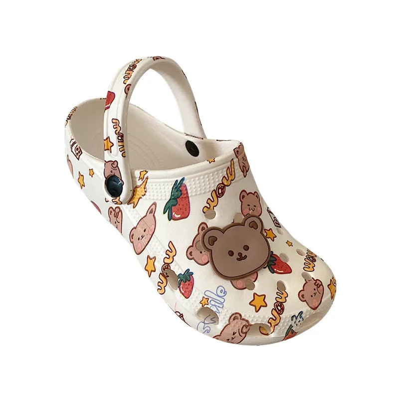 CUTE BEAR PRINT SLIPPERS UB2767