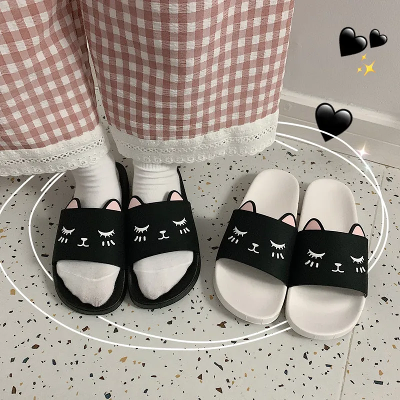 CUTE CARTOON CAT EAR SLIPPERS UB2768