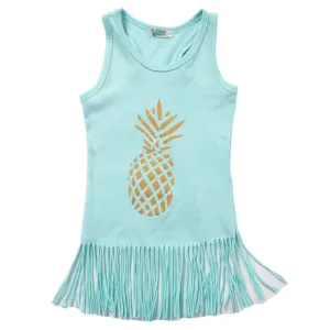 Cute Pineapple Fringe Dress