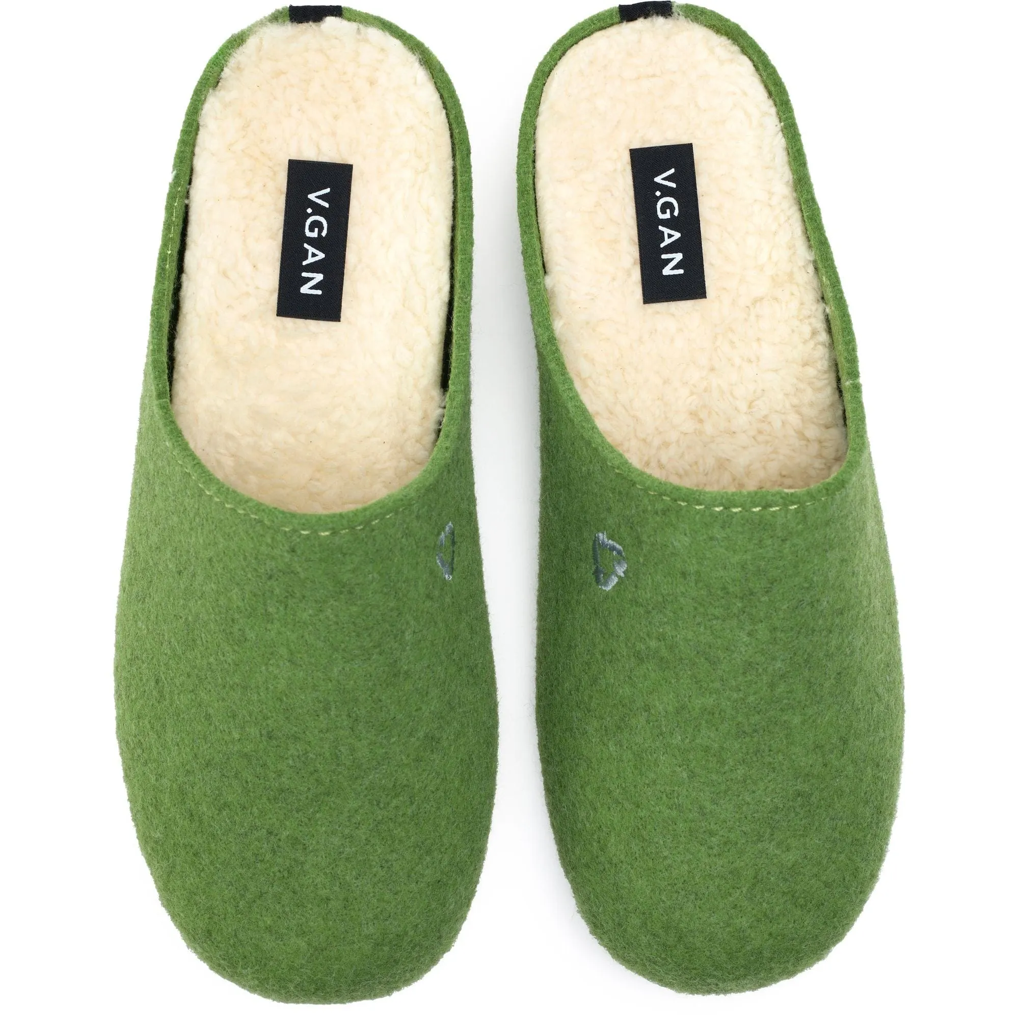 Date Men's Vegan Mule Slippers | Green
