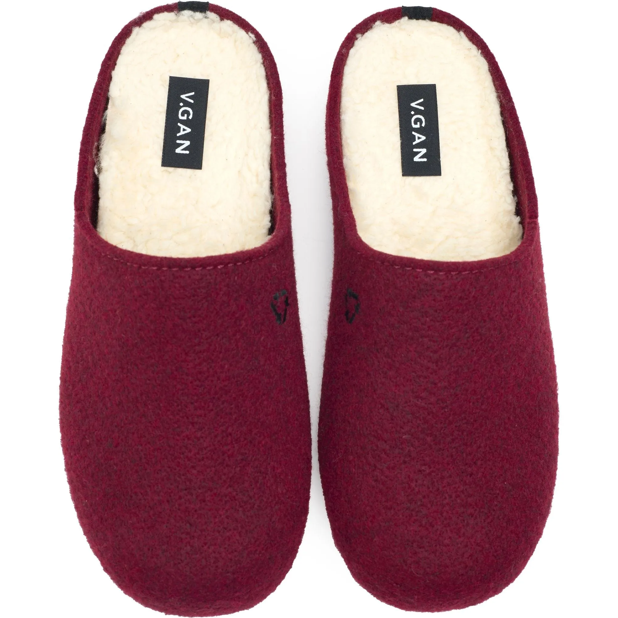 Date Women's Vegan Mule Slippers | Burgundy