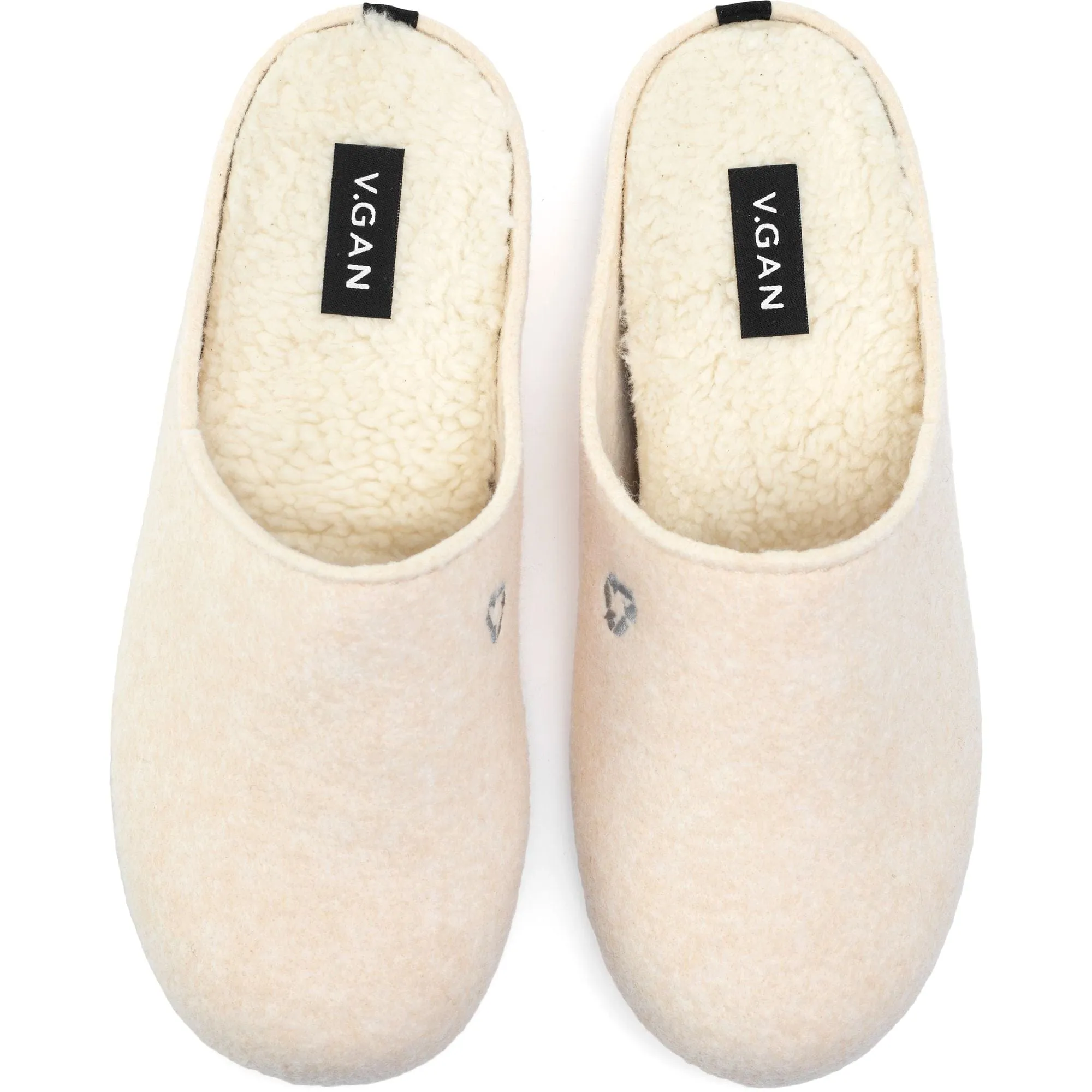 Date Women's Vegan Mule Slippers | Cream