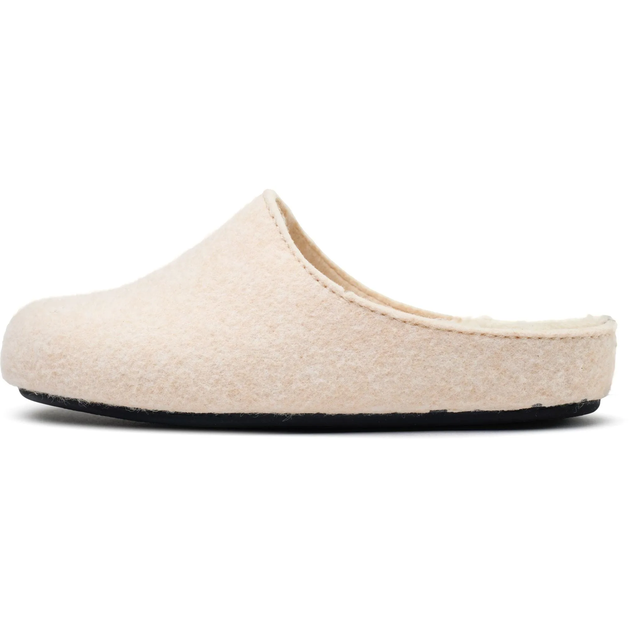Date Women's Vegan Mule Slippers | Cream