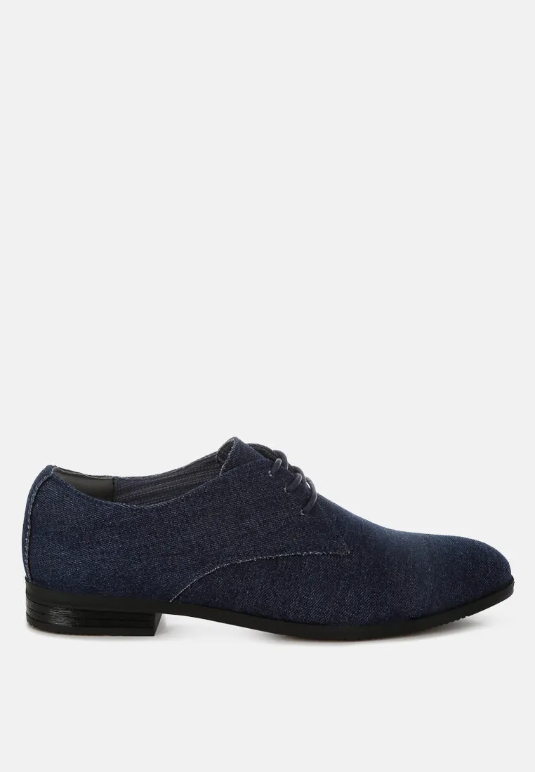 Denim Oxford Shoes By RUW