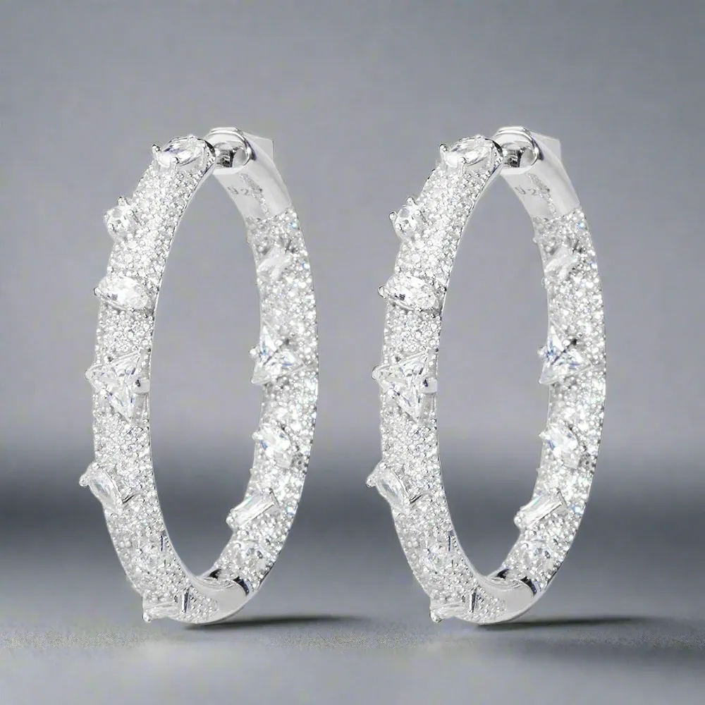 Electric Hoop Earrings