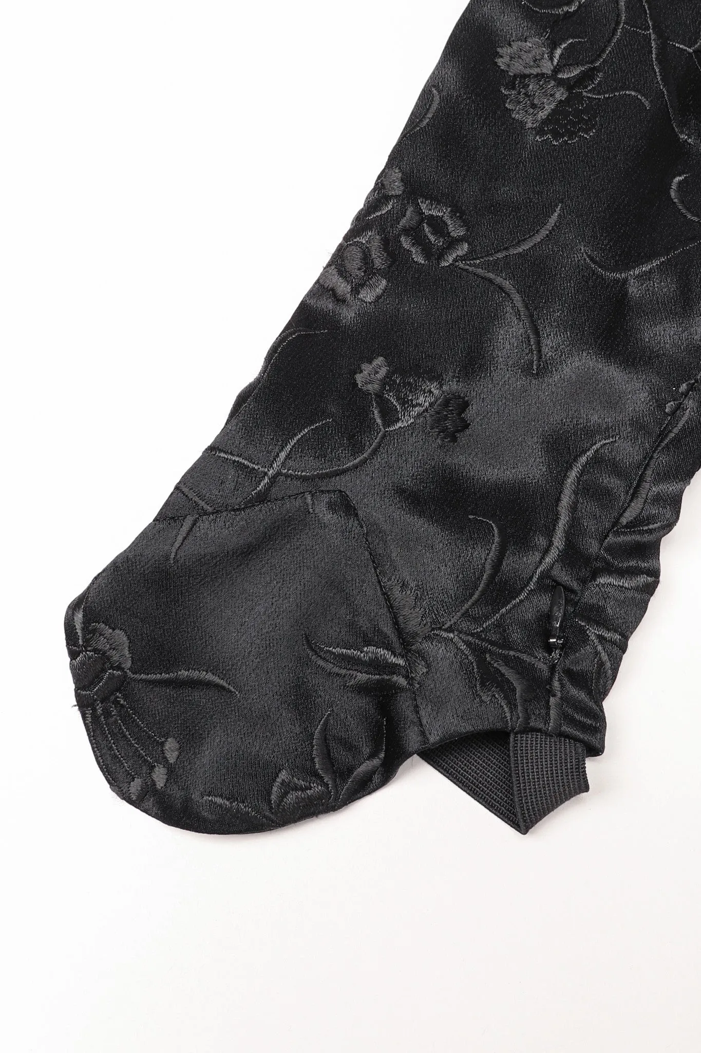 Embroidered Silk Stirrup Pant